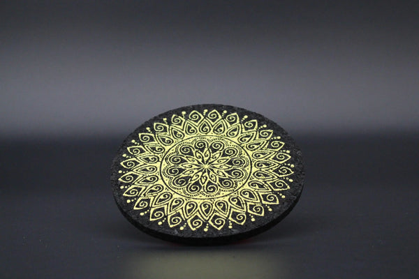 Close-up of Moodmats "Butter Macro" smoke accessory featuring detailed macro design and textured surface.