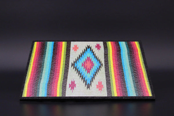 Moodmats Dillon Blanket in smoke accessories style, featuring textured fabric and stylish design from Moodmats.