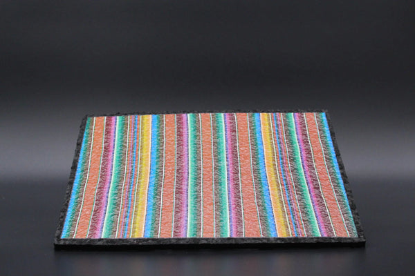 Moodmats Verde Blanket smoke accessories in natural green with textured fabric design, showcasing the Moodmats brand.
